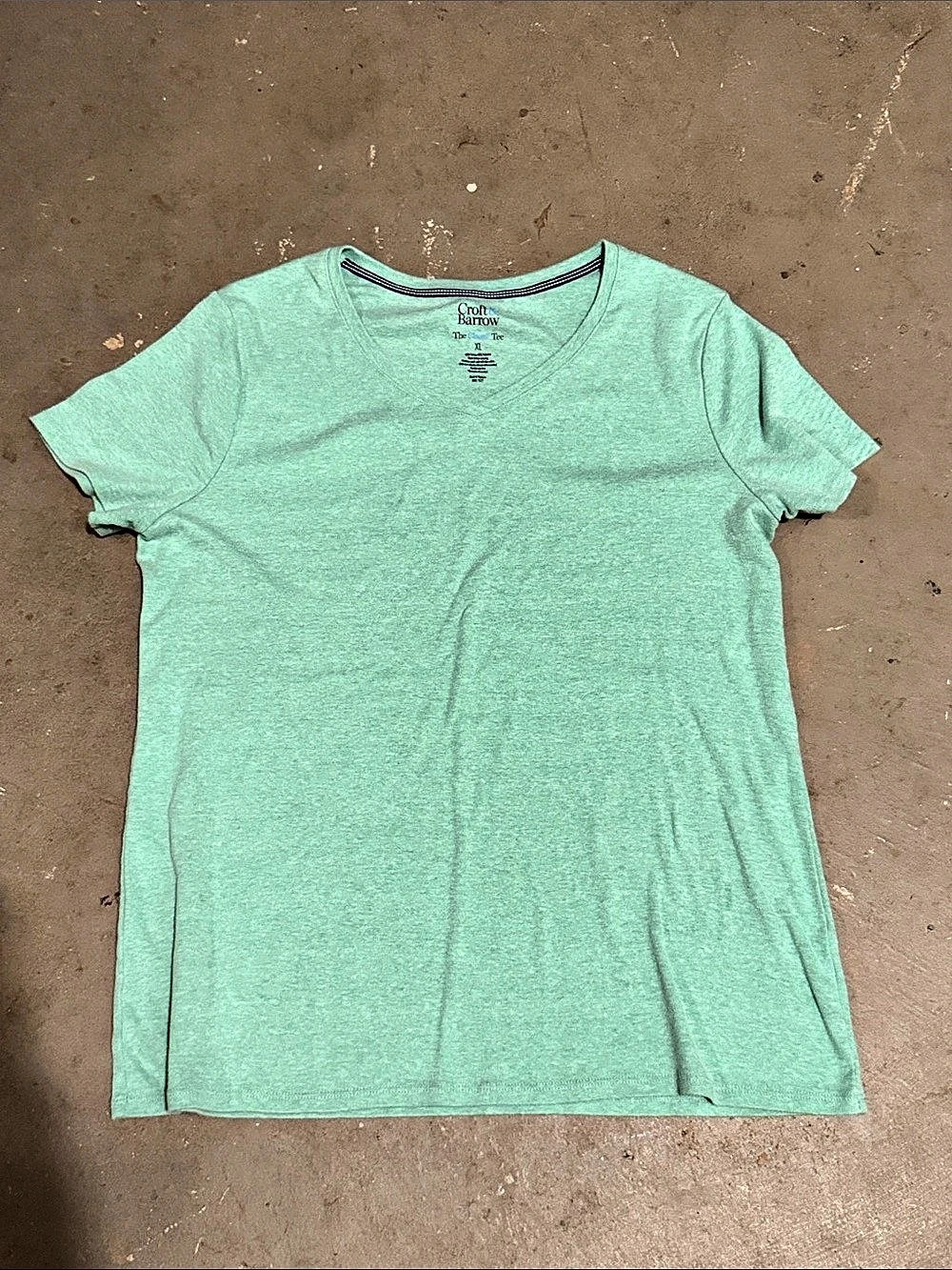 Croft & Barrow The Classic Tee Short Sleeve Tee Green XL